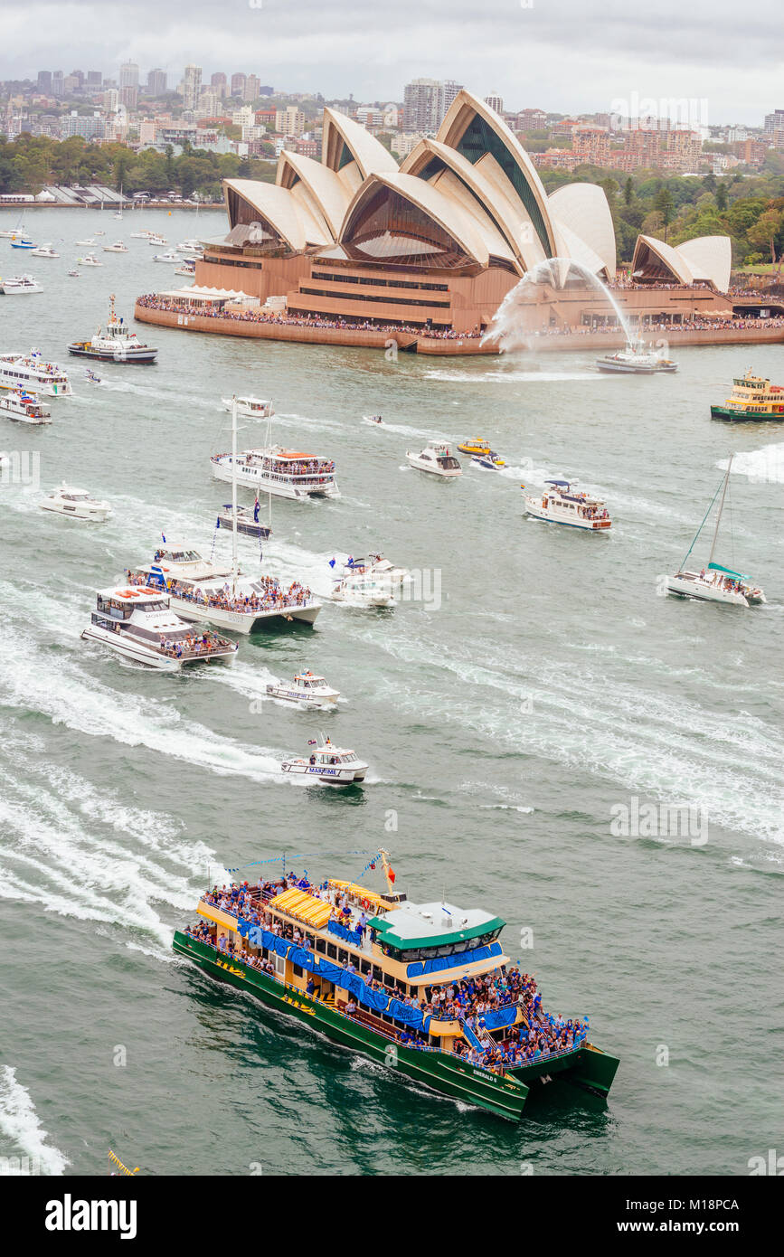 Annual Australia Day Ferry Boat Race Ferrython, Sydney Harbour