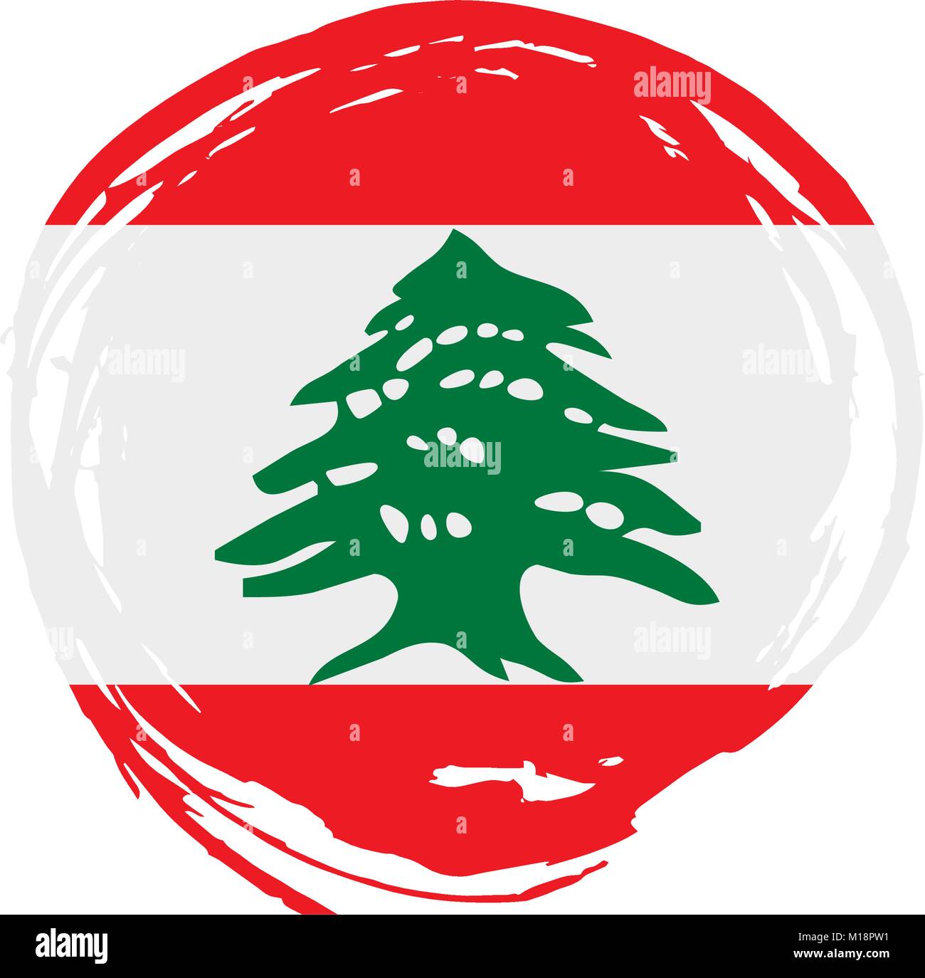 Lebanese flag, vector illustration Stock Vector Image & Art - Alamy