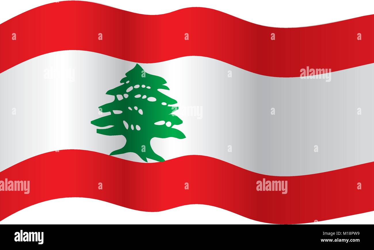 Lebanese flag, vector illustration Stock Vector Image & Art - Alamy