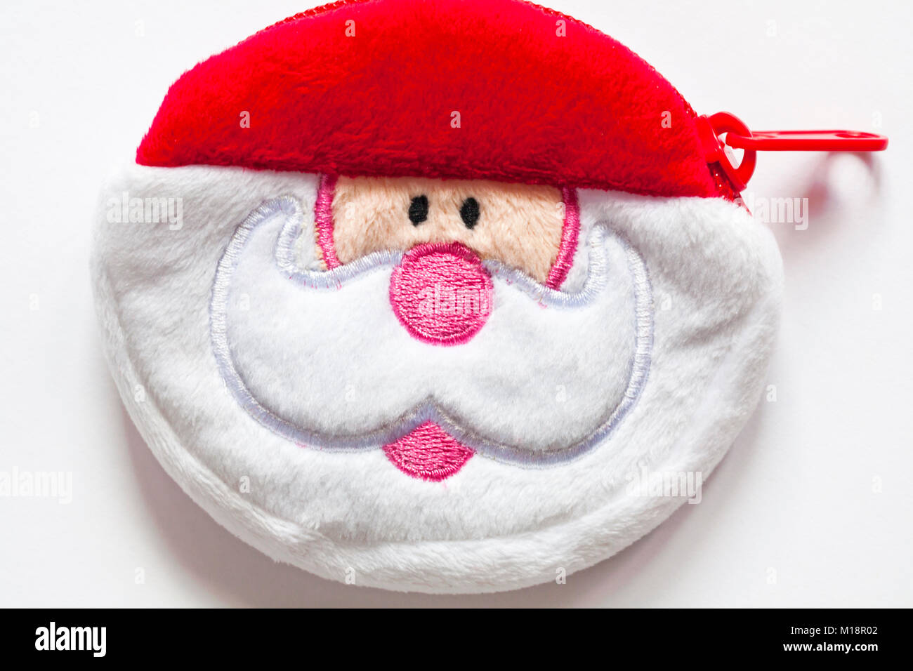 New Sequin Beaded Santa Claus Face Christmas Zippered Coin Purse | eBay