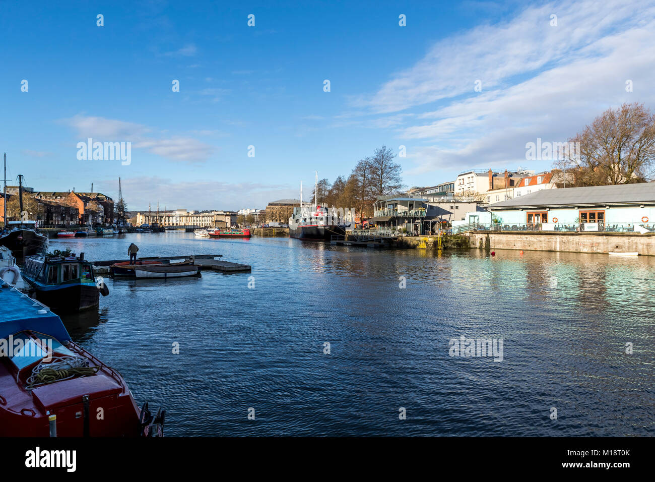 Severnshed restaurant based in Brunel's former boathouse, Bristol, UK. Stock Photo