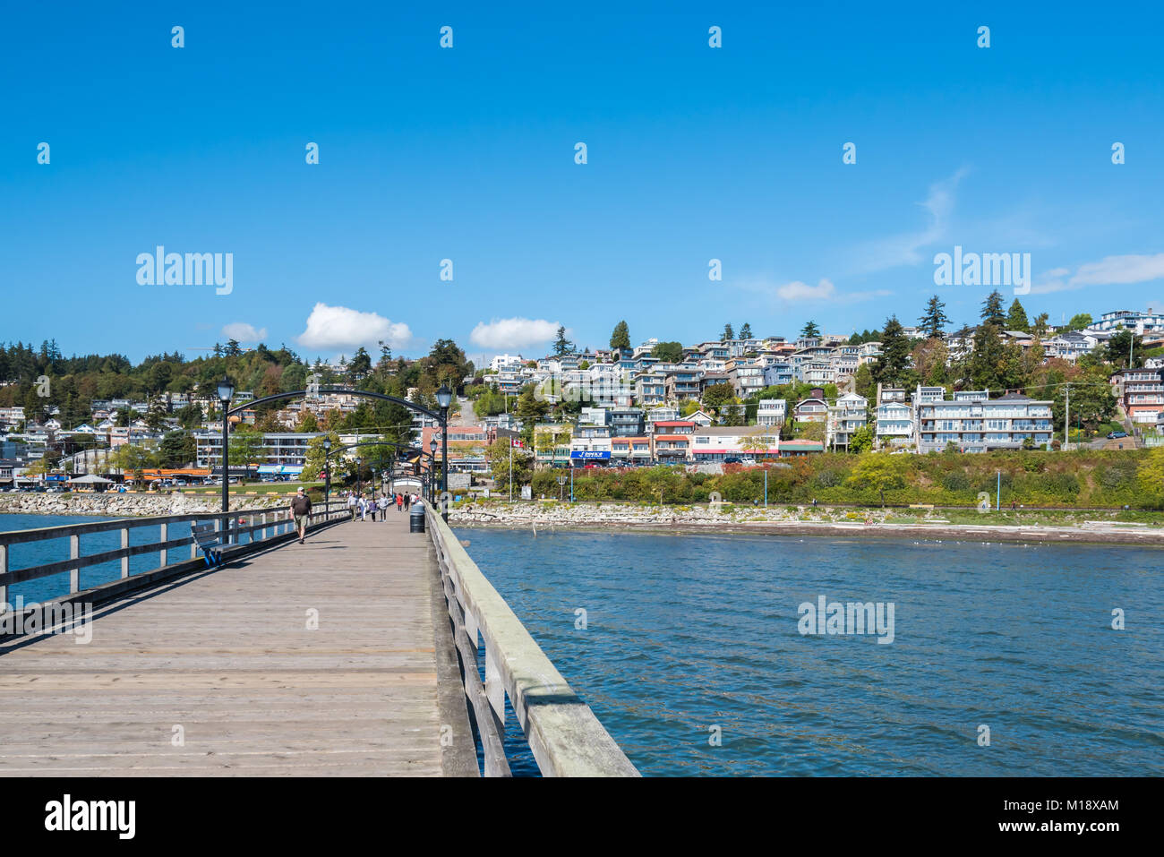 Historic white rock pier hi-res stock photography and images - Alamy