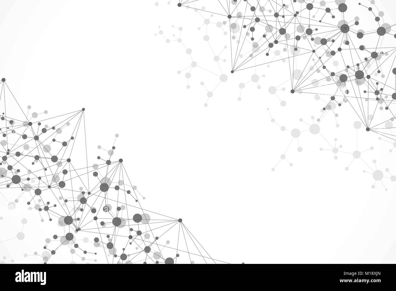 Structure molecule and communication dna atom neurons scientific concept for your design