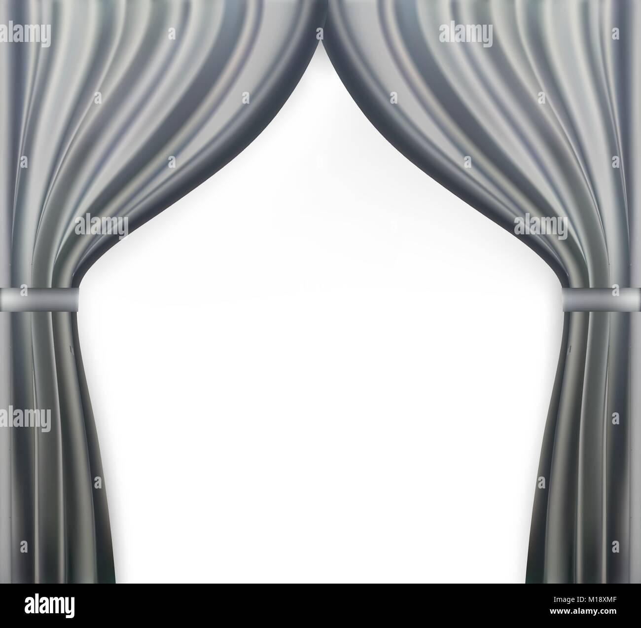 Open Curtain Stock Vector Images Alamy 