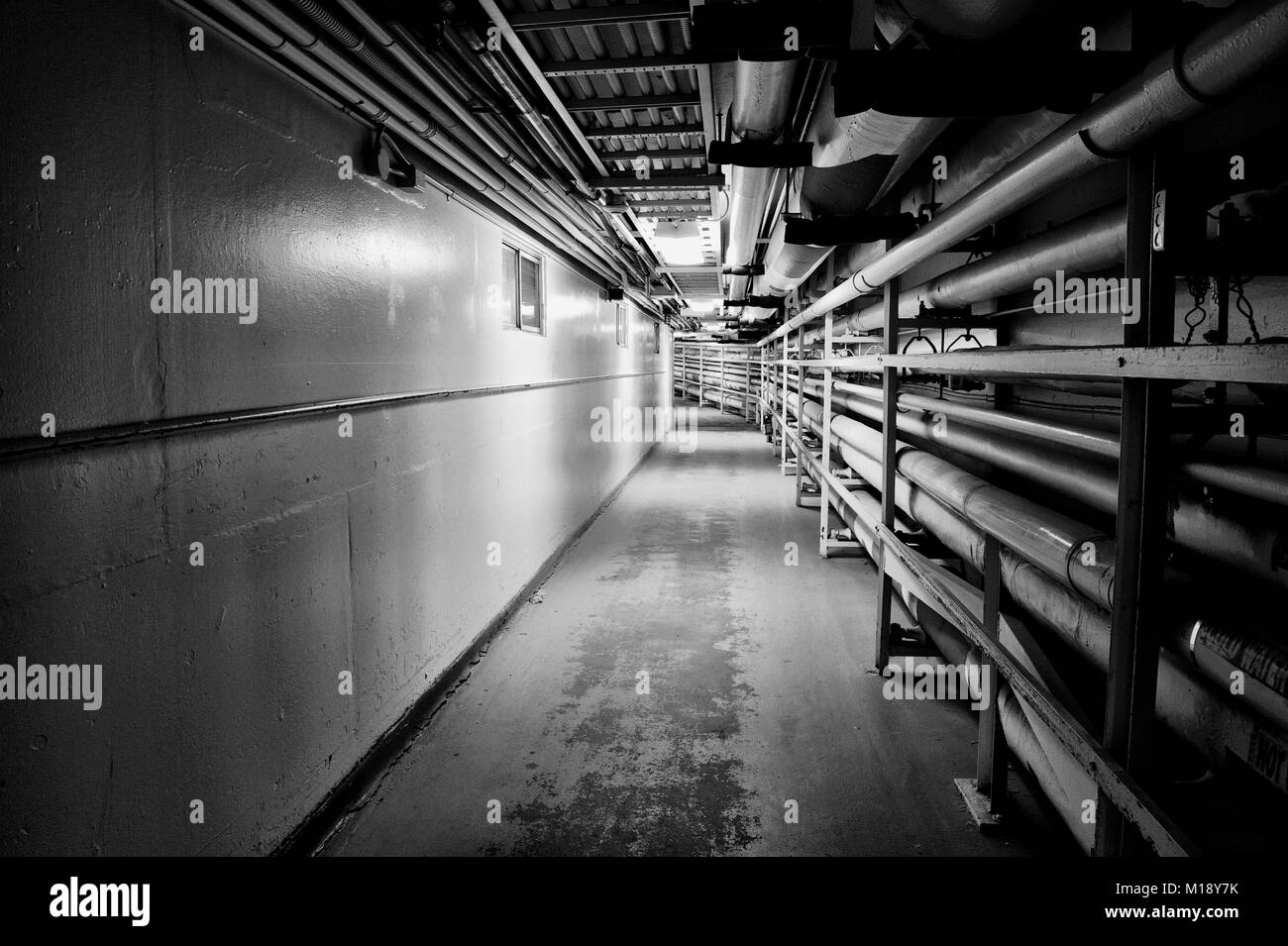 This is one of many pictures I took inside, after the Sudbury St. joseph's Health Centre (the old General Hospital) closed it's doors Stock Photo