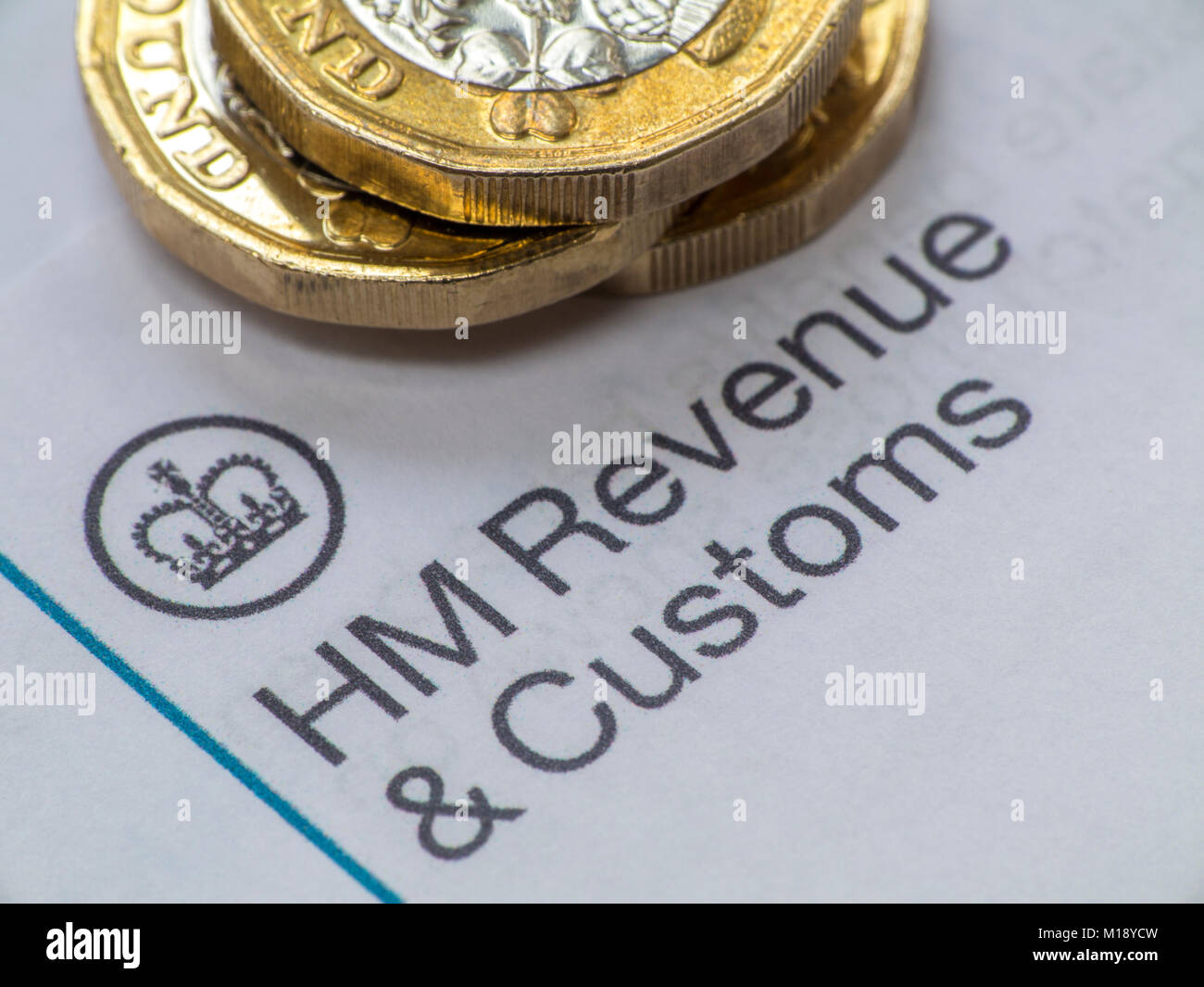 hm-revenue-and-customs-tax-return-and-self-assessment-form-with-some