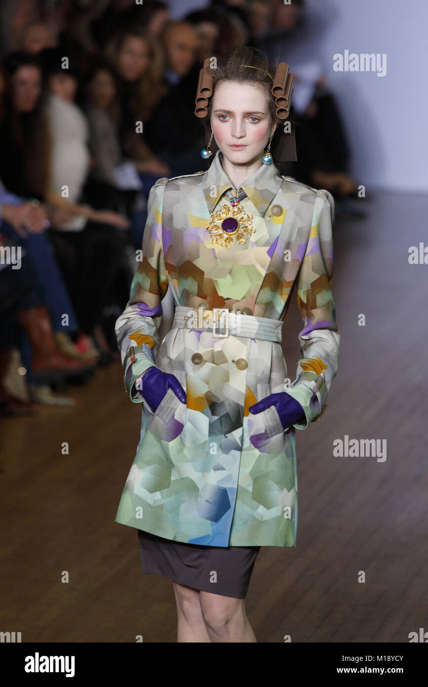 London Fashion Week collection by Basso & Brooke Stock Photo - Alamy