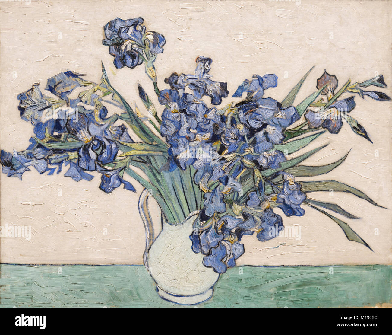 Irises, 1890, by Vincent van Gogh Stock Photo