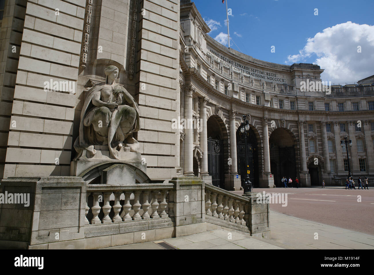 Admiralty Arch, Central London, England, United Kingdom, Stock Photo