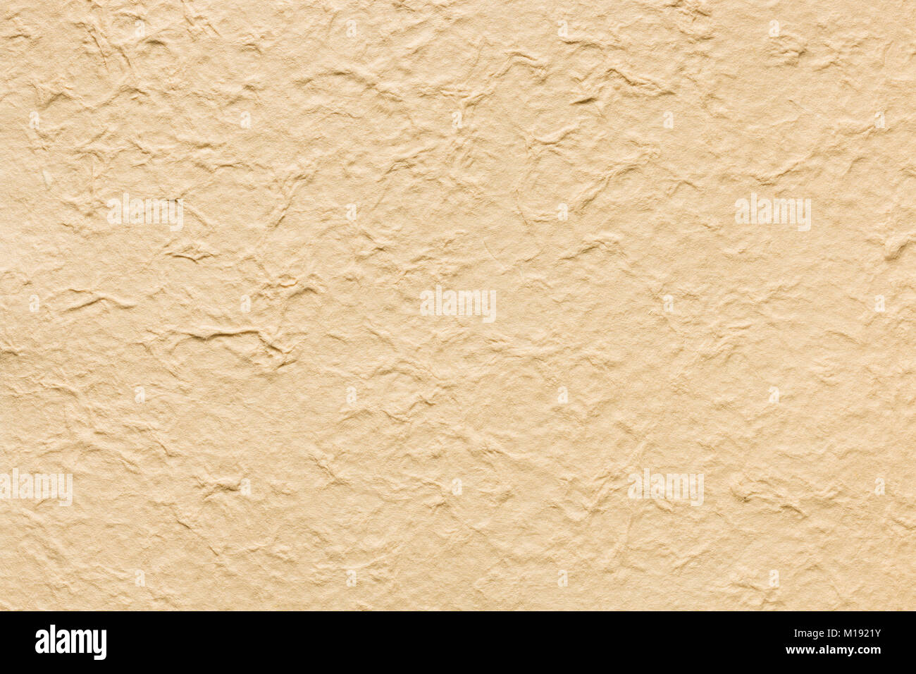 background from sheet of crumpled kraft paper Stock Photo