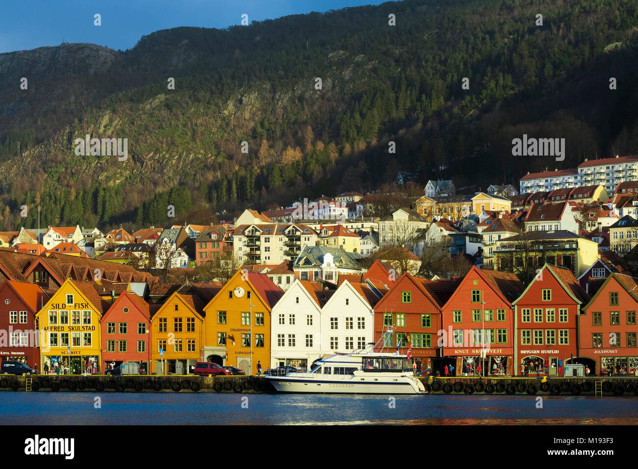 Historic Hanseatic wooden waterfront commercial buildings of the World ...