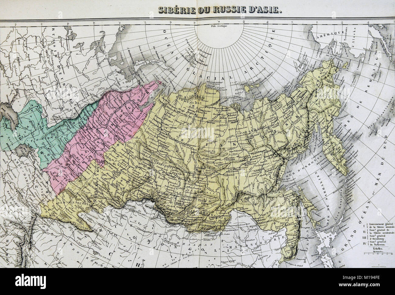 urals mountains map