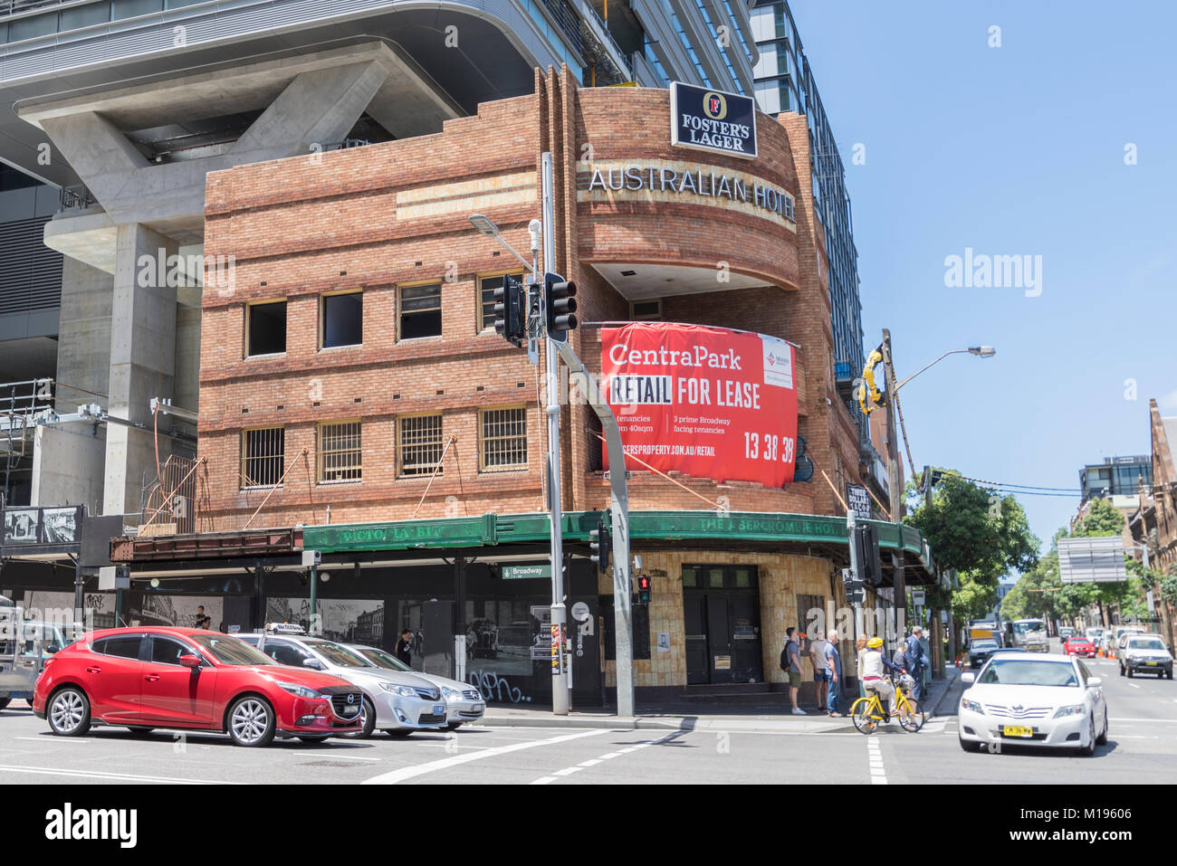 100 Broadway,the old Abercrombie Hotel, Chippendale Stock Photo