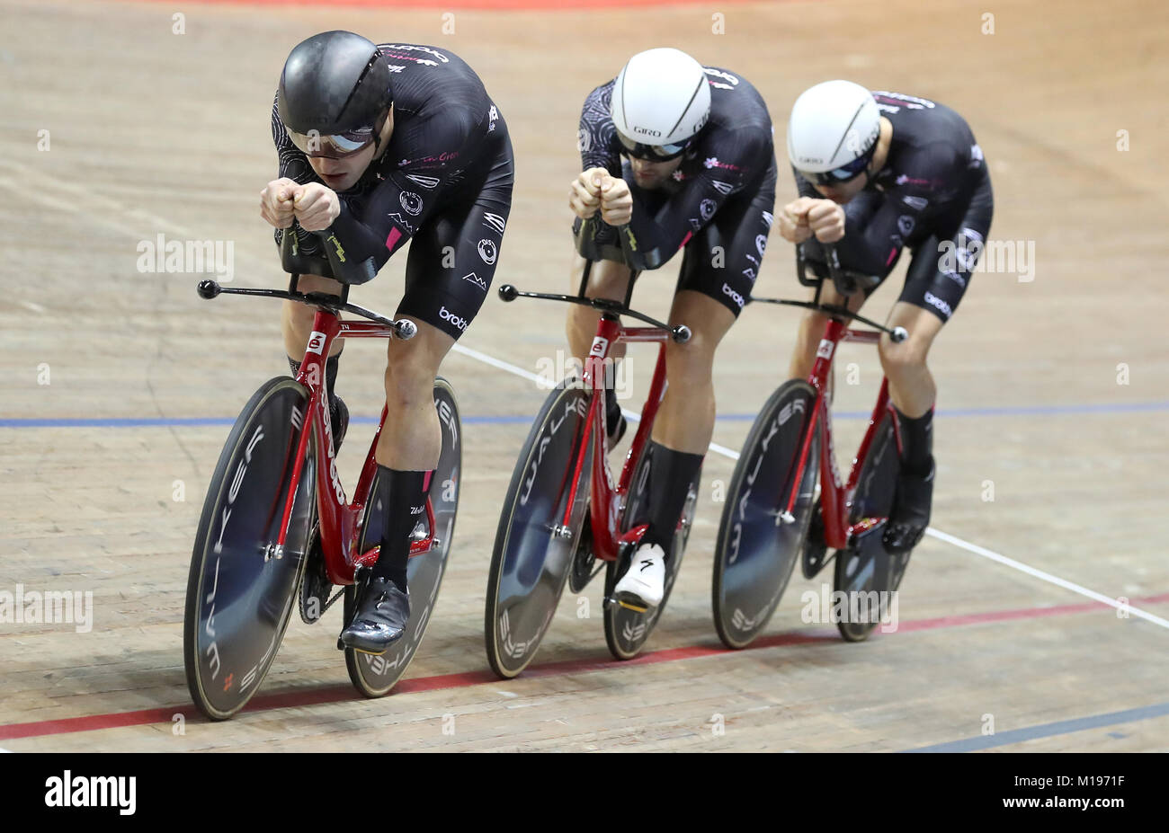 Team KGF (left-right) Dan Bigham, Jacob Tipper and Charlie Tanfield ...