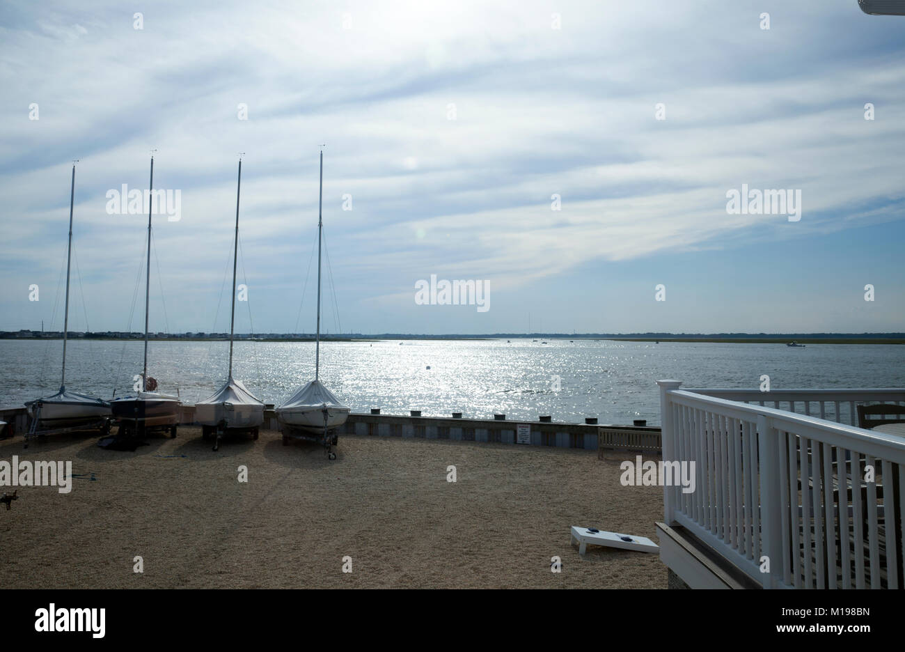 Avalon Yacht Club in Cape May, New Jersey USA Stock Photo Alamy