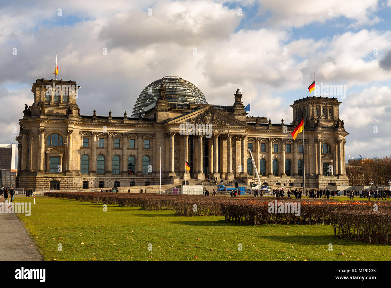 Reichstag Building, Berlin Stock Photo