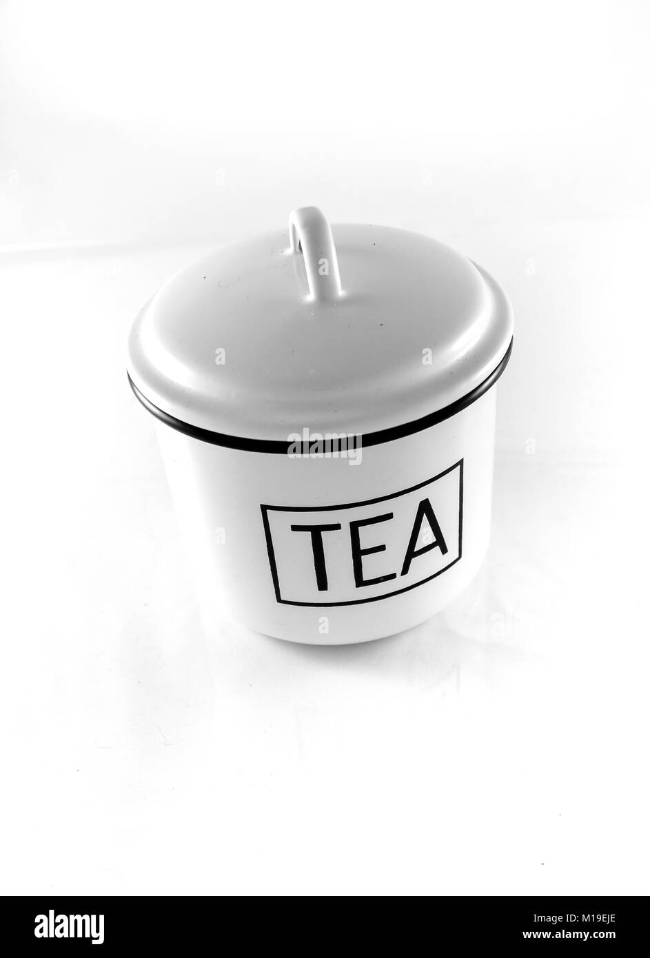 Tea canister Black and White Stock Photos & Images Alamy
