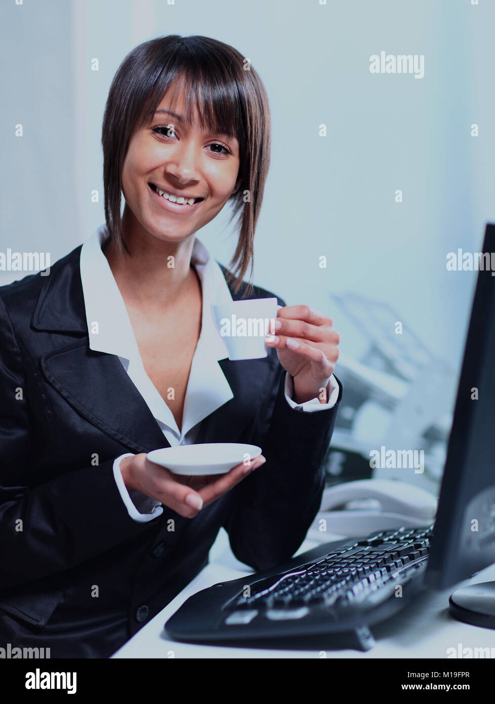 businesswoman sleeping in a office Stock Photo - Alamy