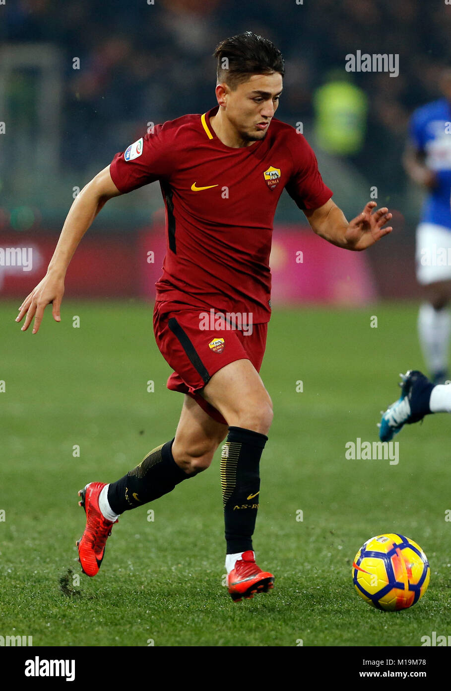 Cengiz Roma Rome, Italy. 28th Jan, 2018. 28th January 2018, Stadio Olimpico, Rome ...