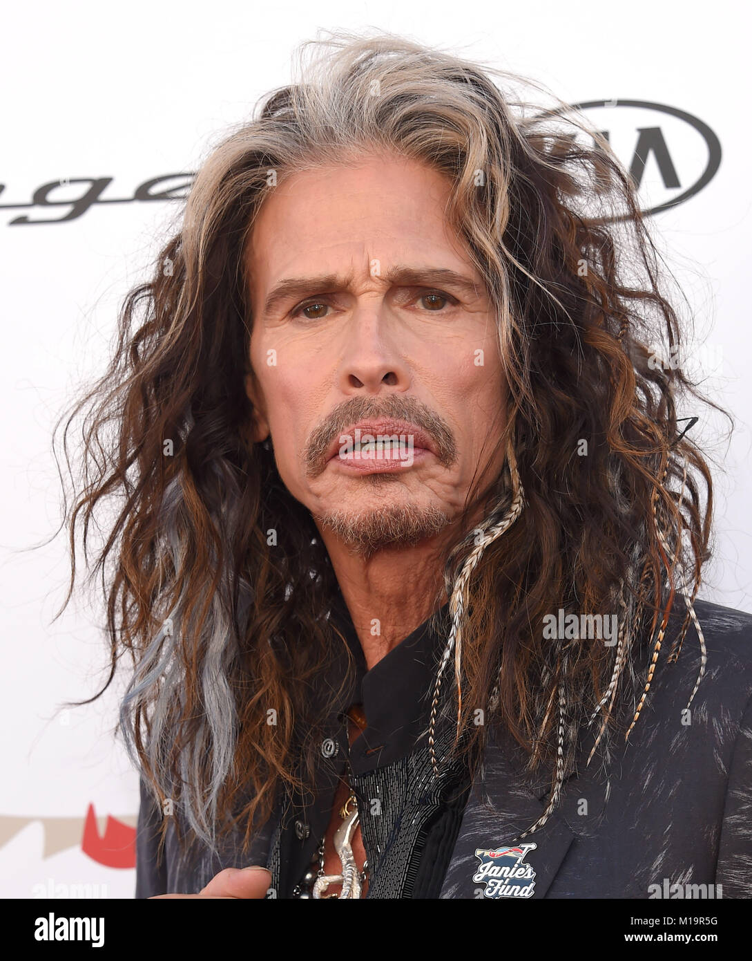 Hollywood, California, USA. 28th Jan, 2018. Steven Tyler arrives for