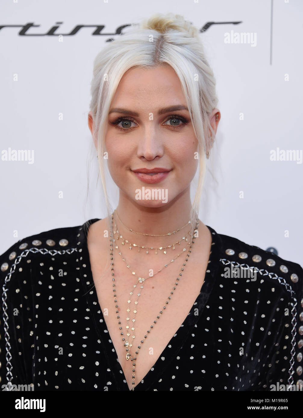 Hollywood, California, USA. 28th Jan, 2018. Ashlee Simpson arrives for Steven Tyler's Janie's Fund Gala at Red Studio. Credit: Lisa O'Connor/ZUMA Wire/Alamy Live News Stock Photo
