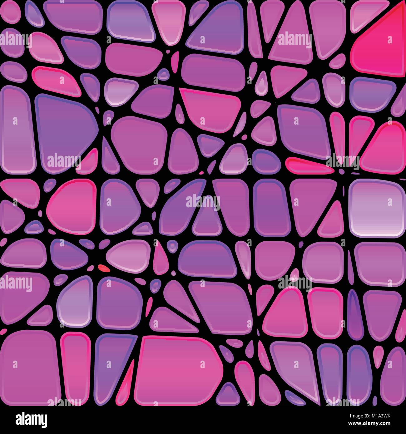 abstract vector stained-glass mosaic background Stock Vector Image ...