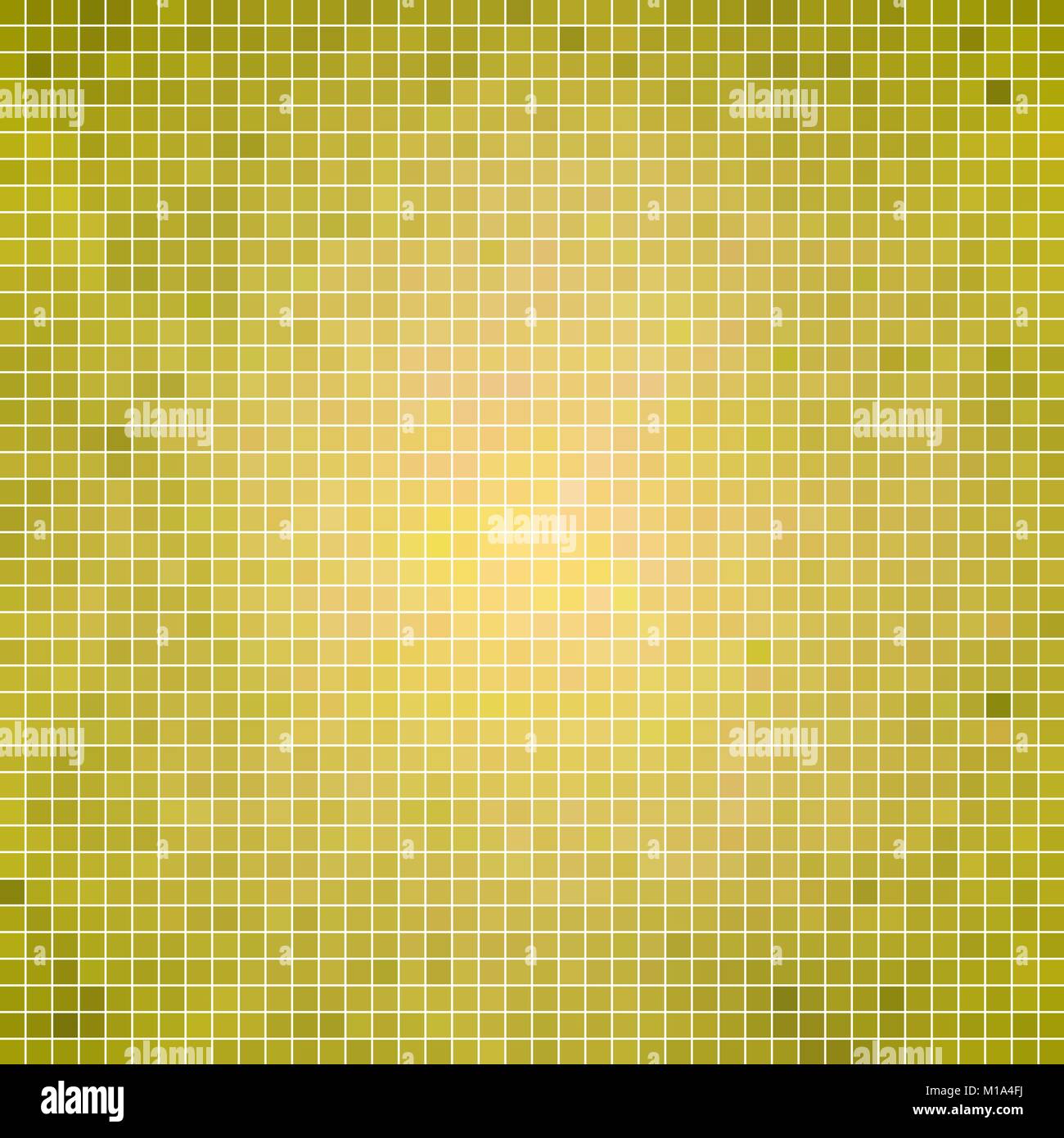 abstract vector square pixel mosaic background - yellow Stock Vector ...