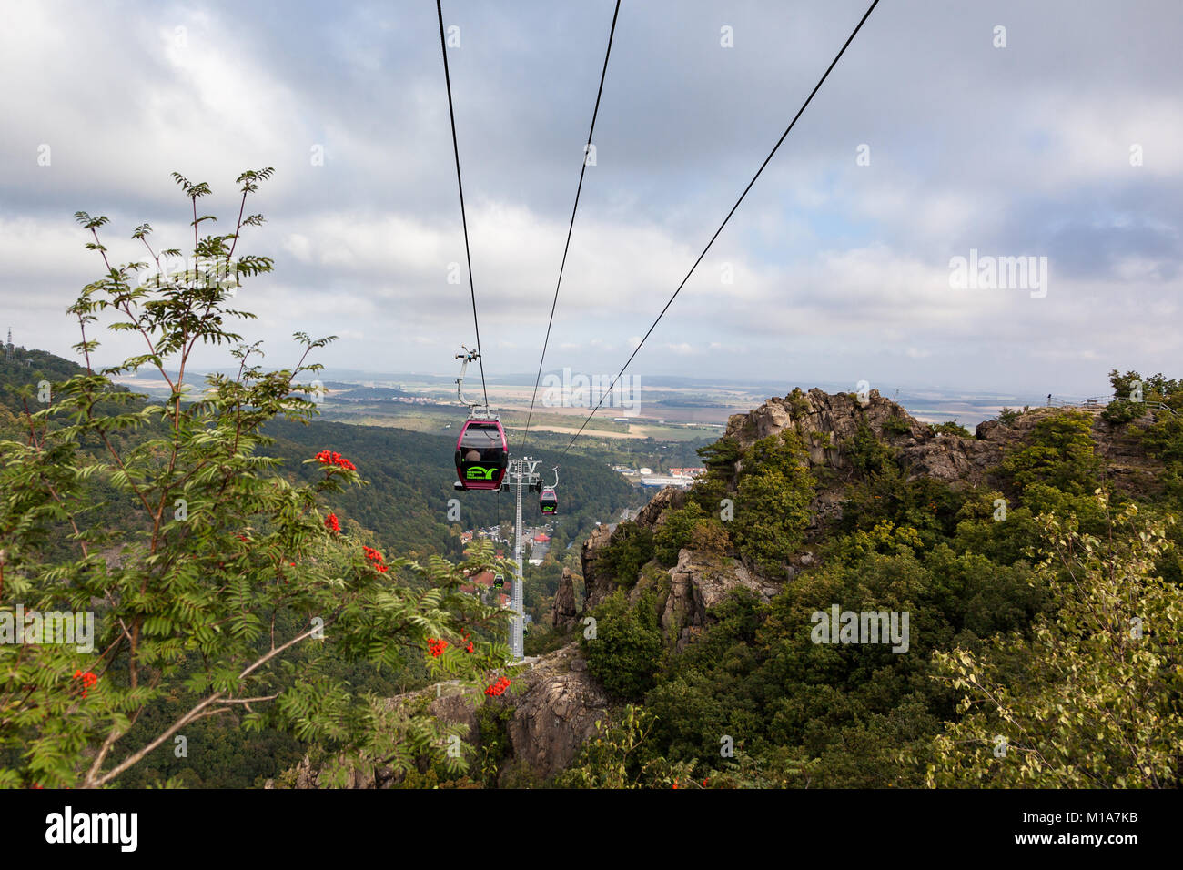Thale Seilbahnen Erlebniswelt Harz Stock Photo - Alamy