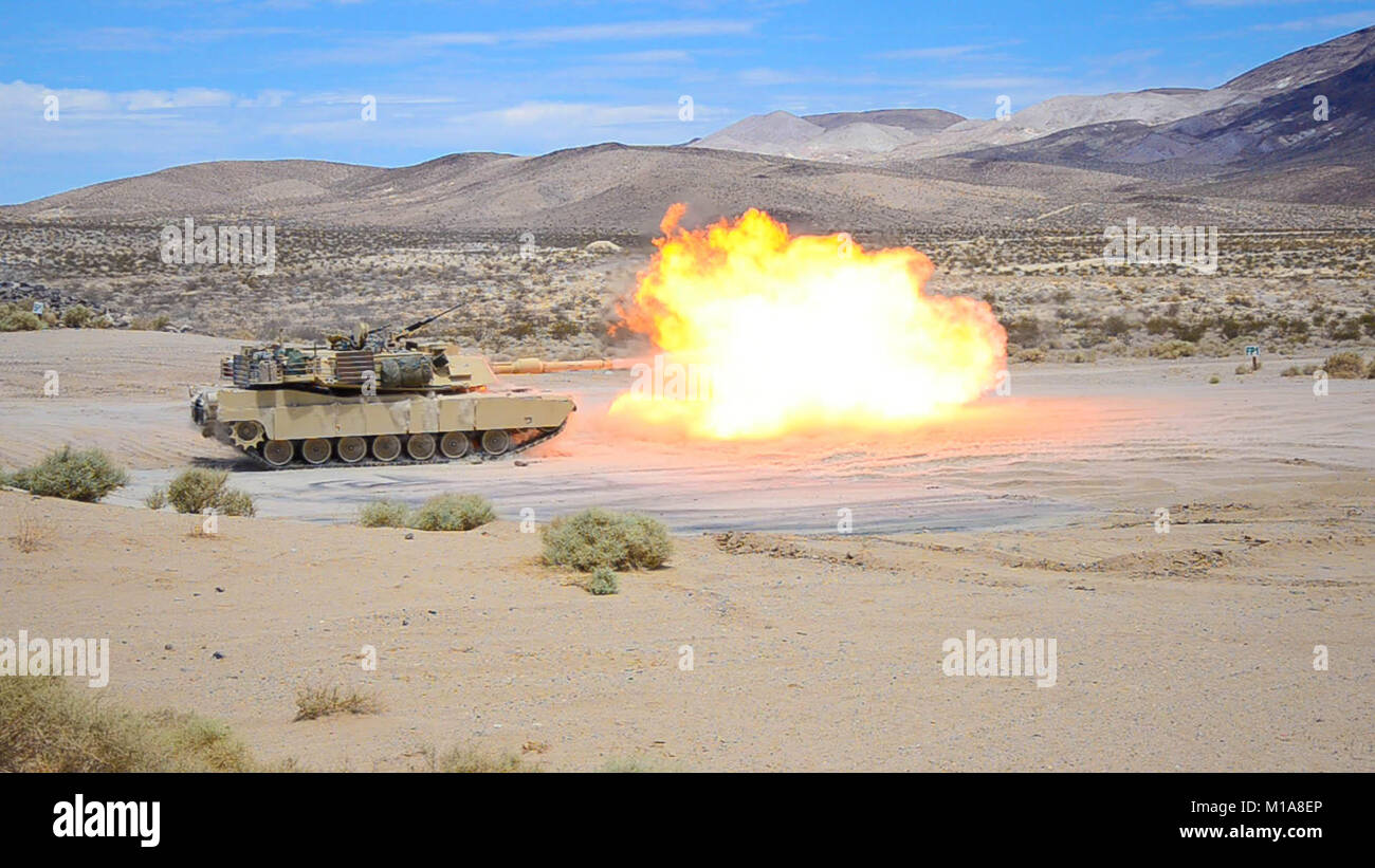 NTC FORT IRWIN An M1 Abrams tank belonging to the 1st Battalion