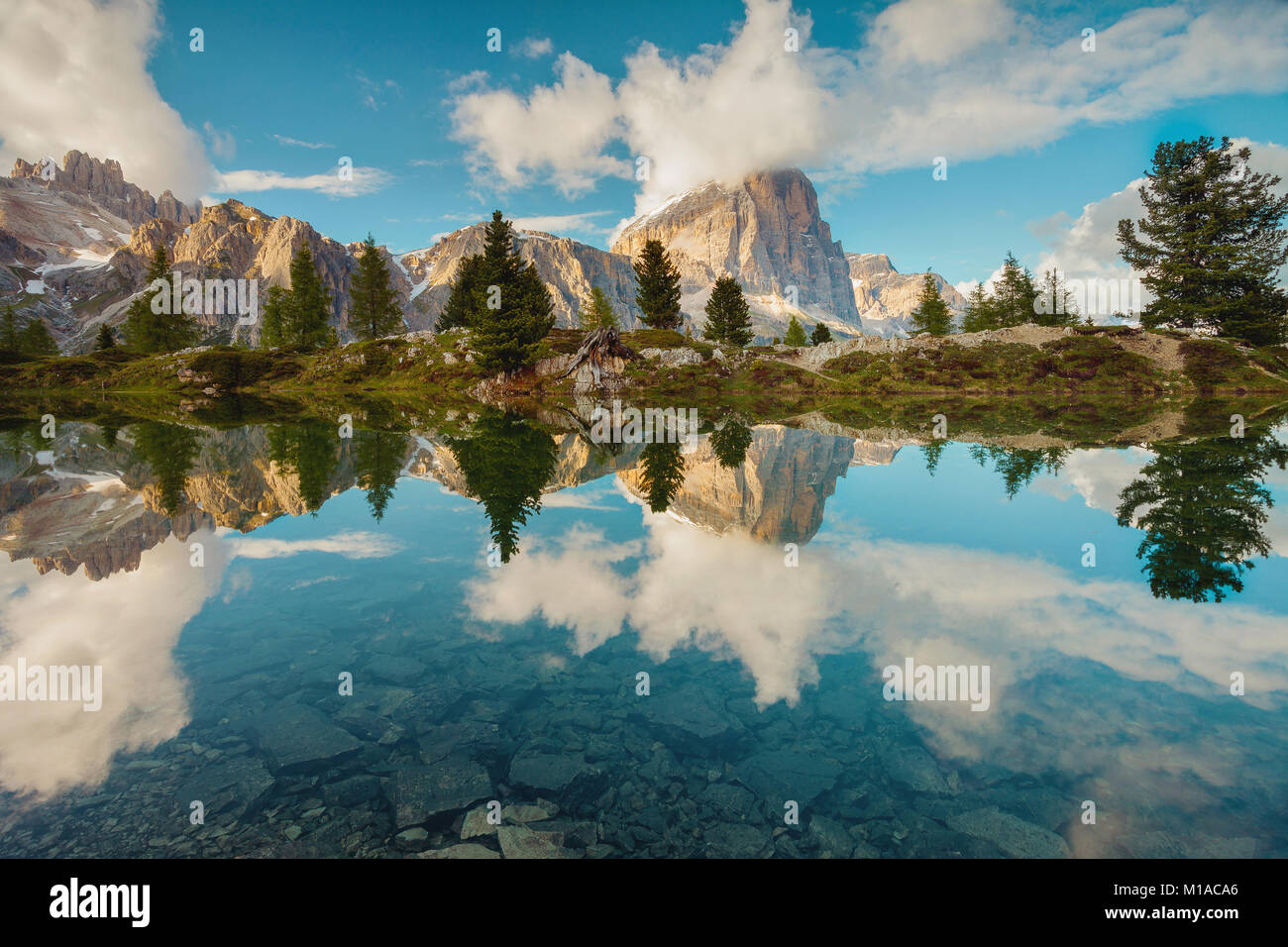 Beautiful landscape in Dolomites Stock Photo - Alamy
