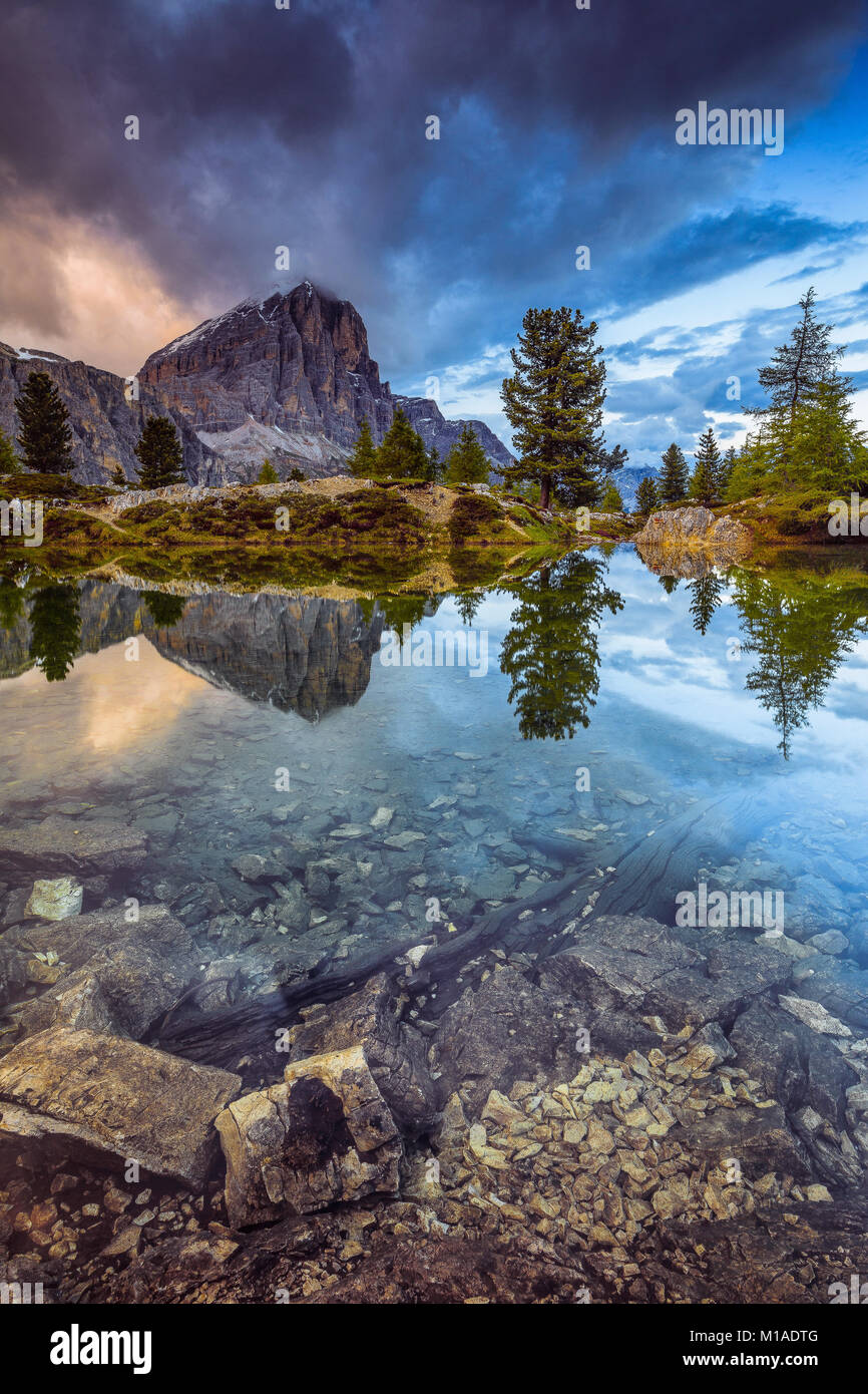 Beautiful landscape in Dolomites Stock Photo - Alamy