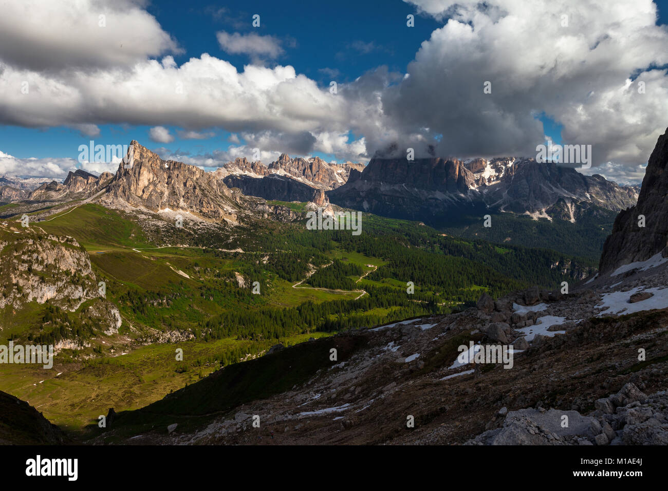 Beautiful landscape in Dolomites Stock Photo - Alamy