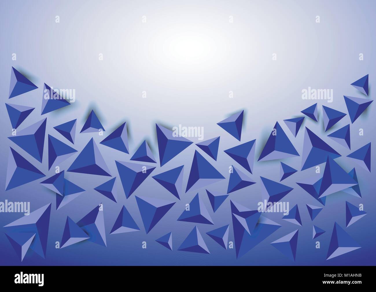 design vector of multiple triangle shapes with color and texture effect for background Stock Vector