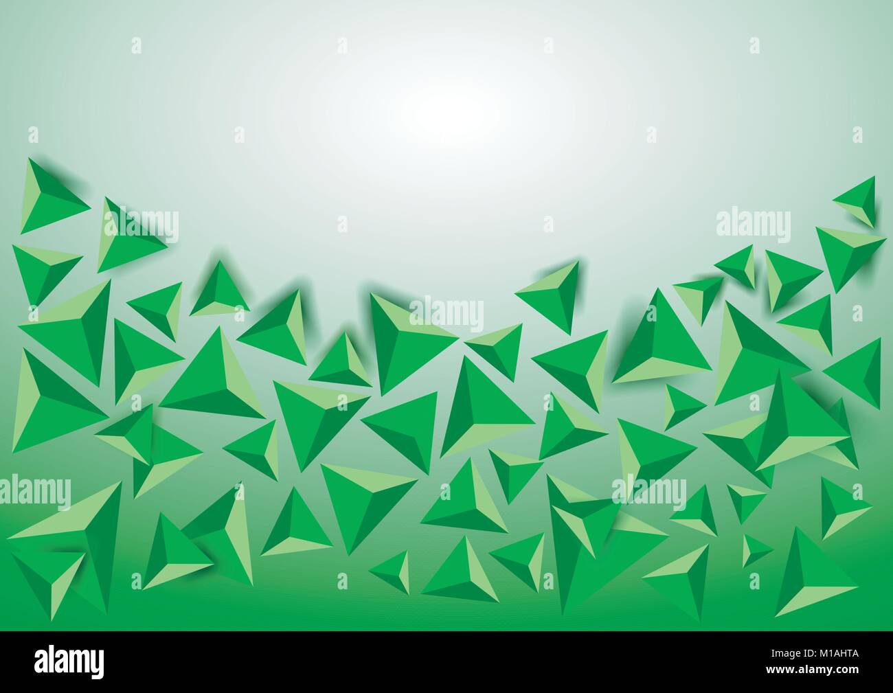design vector of multiple triangle shapes with color and texture effect for background Stock Vector