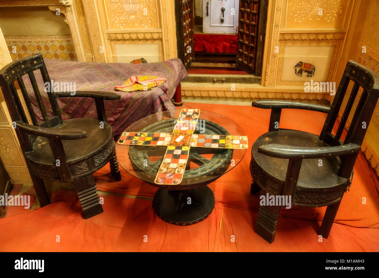 Rajasthani wall art hires stock photography and images Alamy