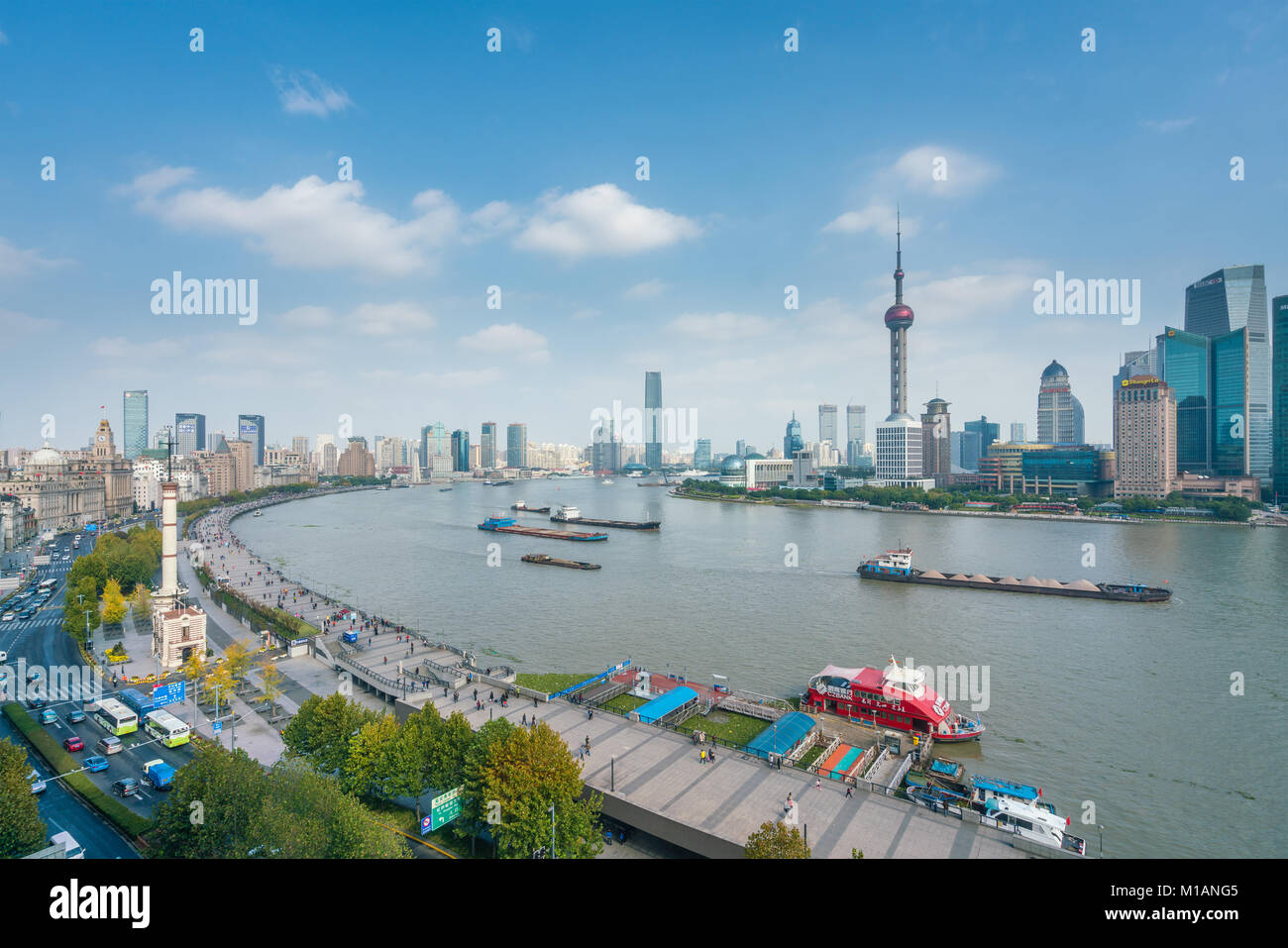 Shanghai in daytime Stock Photo