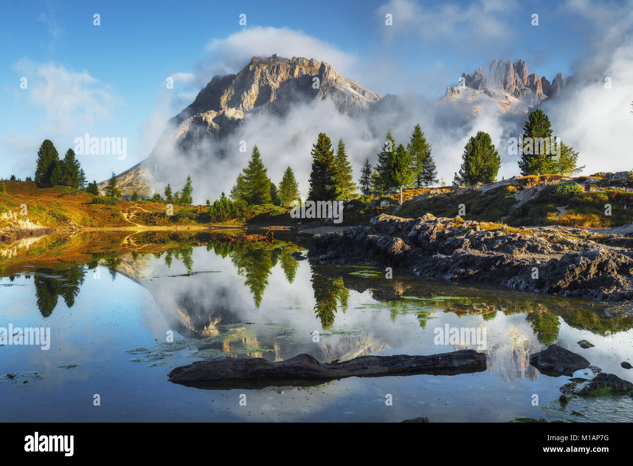Beautiful landscape in Dolomites Stock Photo - Alamy