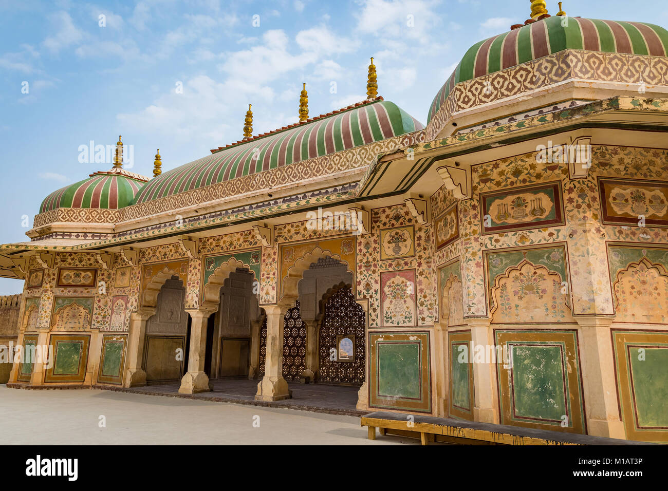 Amer Fort Jaipur Rajasthan architecture details with intricate wall art ...