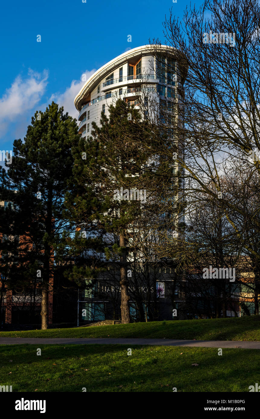 The Harvey Nichols building. A flagship store combined with apartment