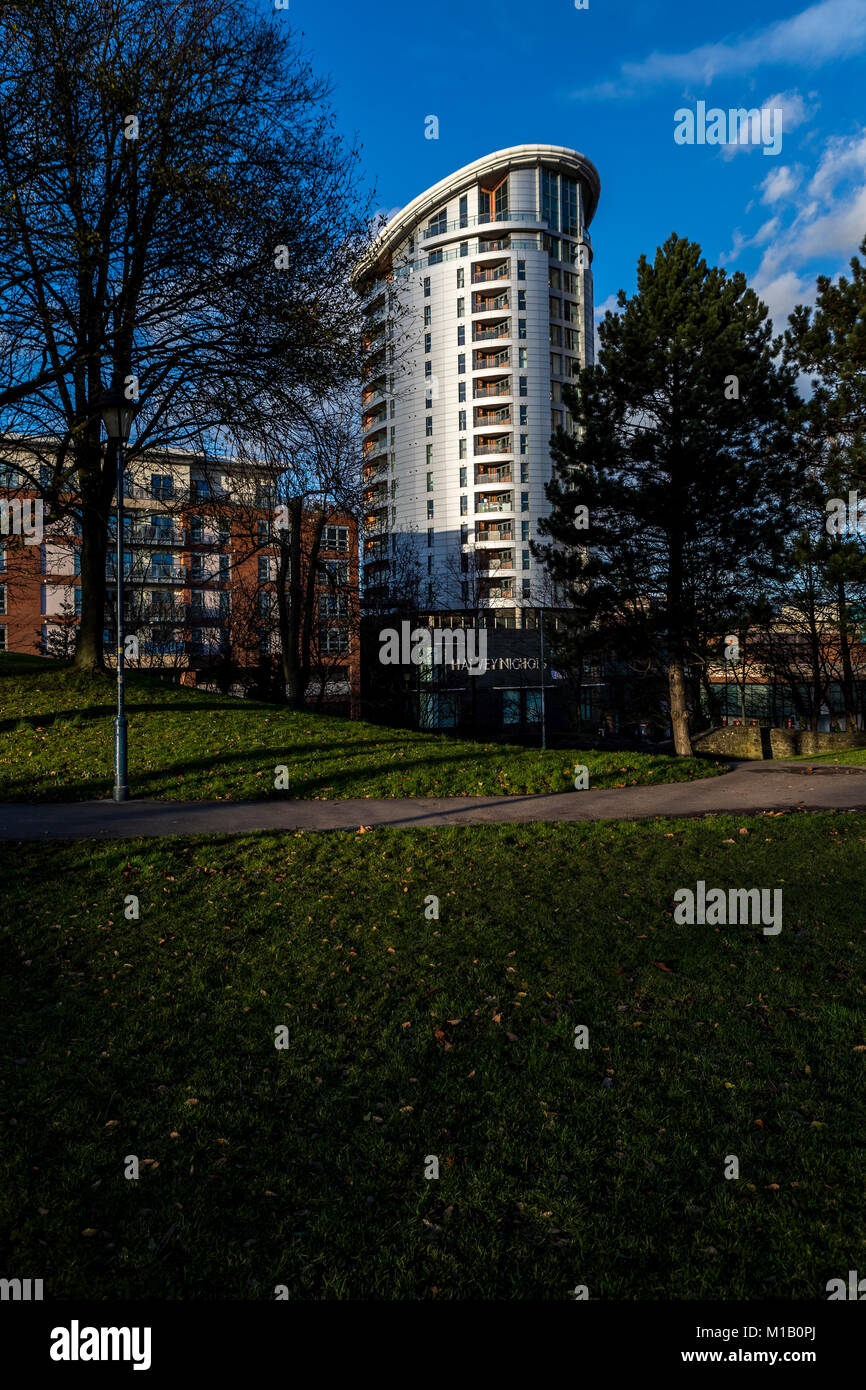 The Harvey Nichols building. A flagship store combined with apartment