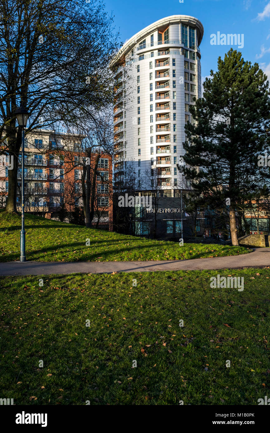 The Harvey Nichols building. A flagship store combined with apartment