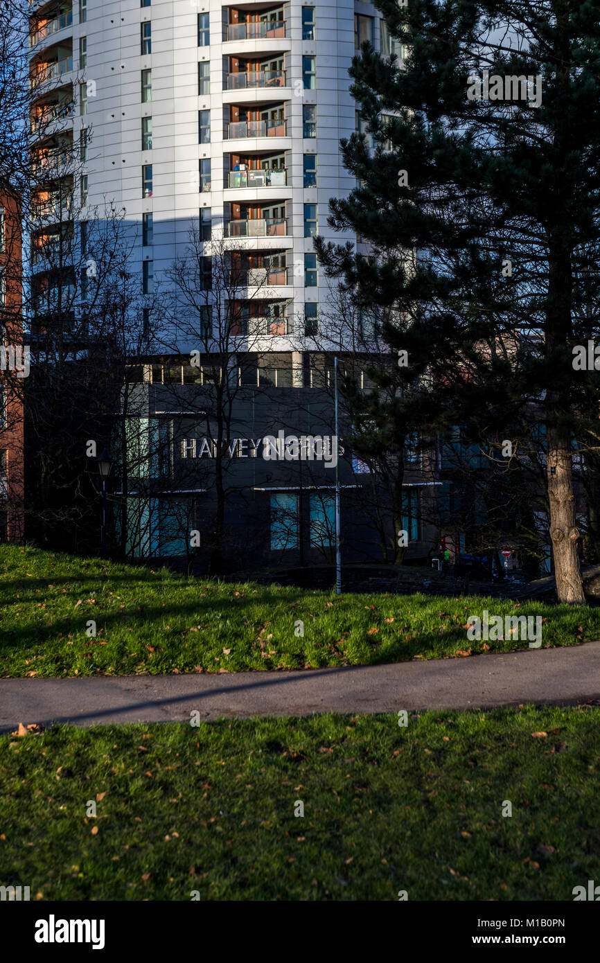 The Harvey Nichols building. A flagship store combined with apartment