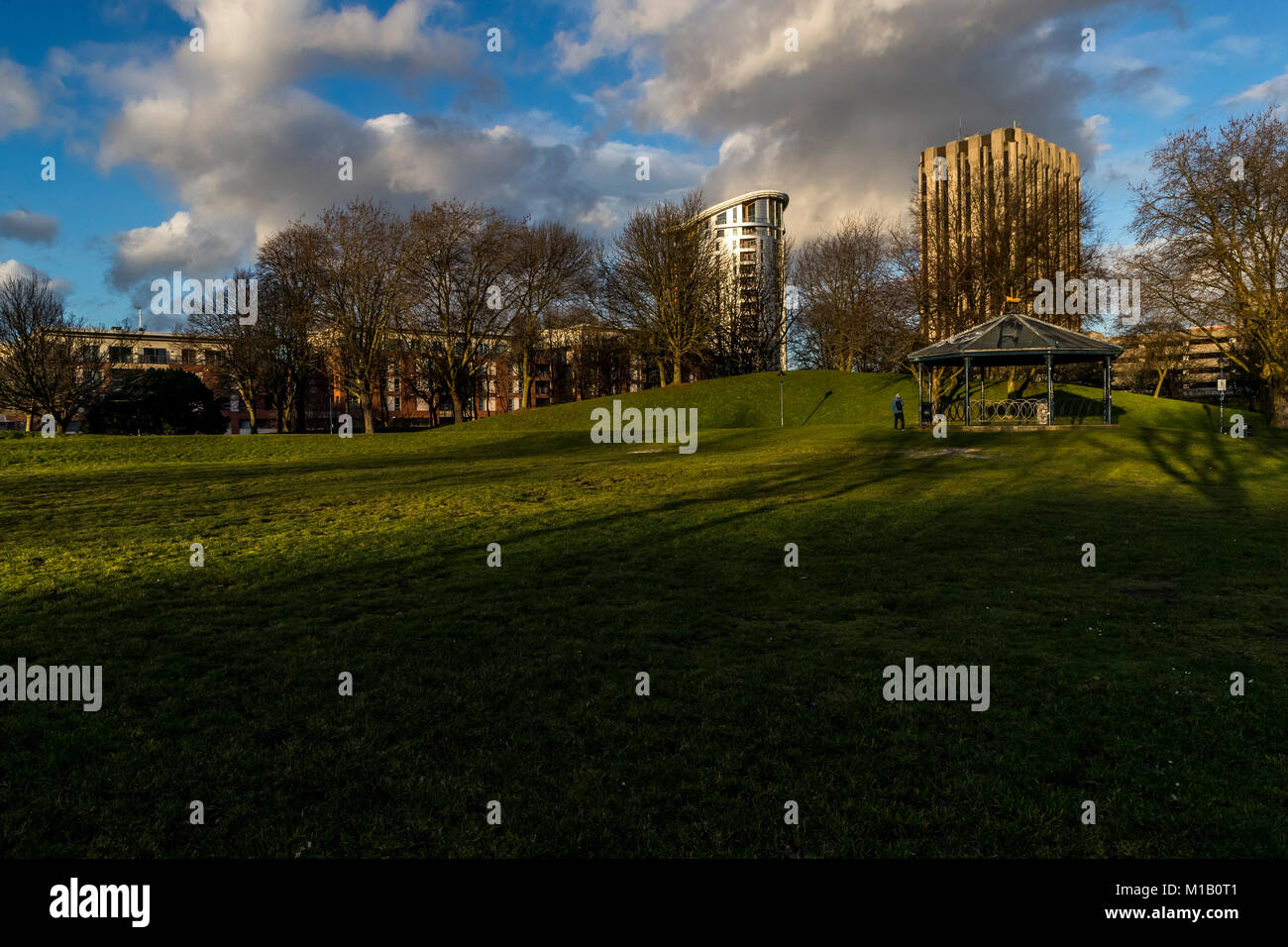 The modern clad Harvey Nichols and Castlemead buildings in Bristol city