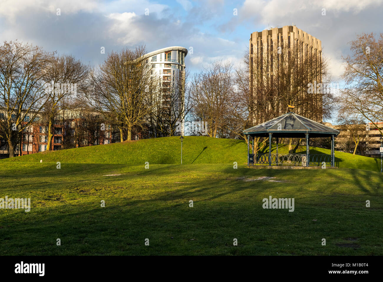 The modern clad Harvey Nichols and Castlemead buildings in Bristol city
