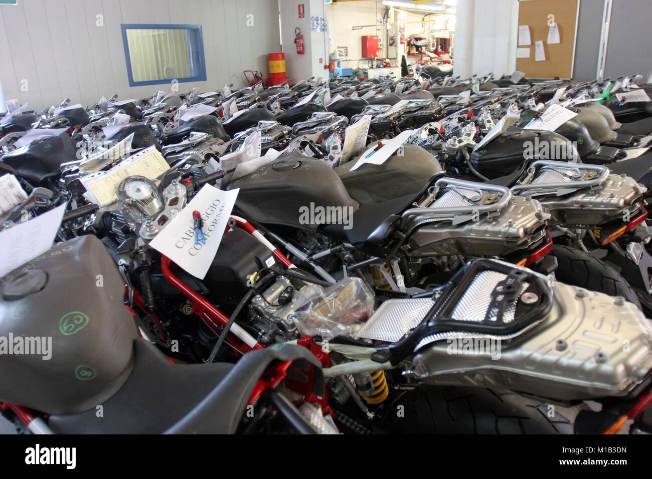 Ducati Motor Factory, Bologna, Emilia-Romagna, Italy    Credit © Riccardo Squillantini/Sintesi/Alamy Stock Photo Stock Photo