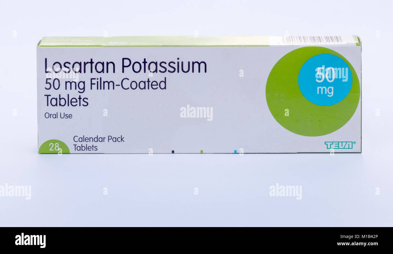 Losartan Potassium Stock Photo