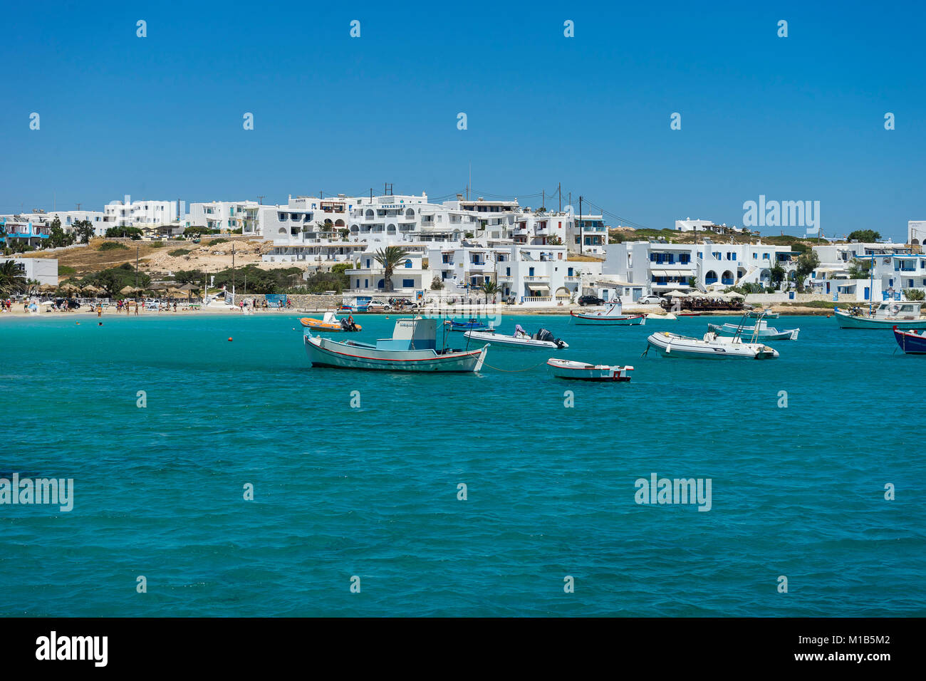Koufonissi town view. Koufonissi island. Cyclades islands. Greece Stock Photo