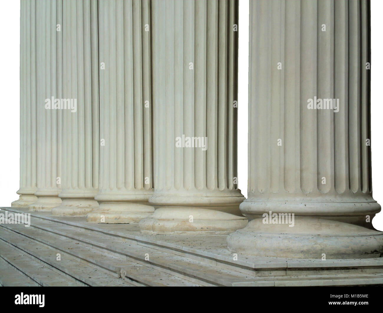 Greek columns in Athens Stock Photo Alamy