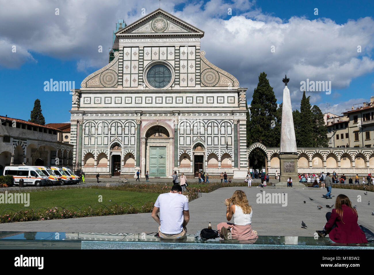 Church Santa Maria Novella. Florence, Italy Stock Photo