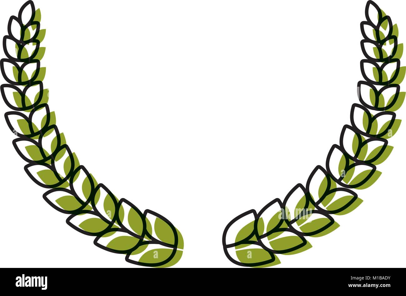 Laurel wreath design Stock Vector Image & Art Alamy